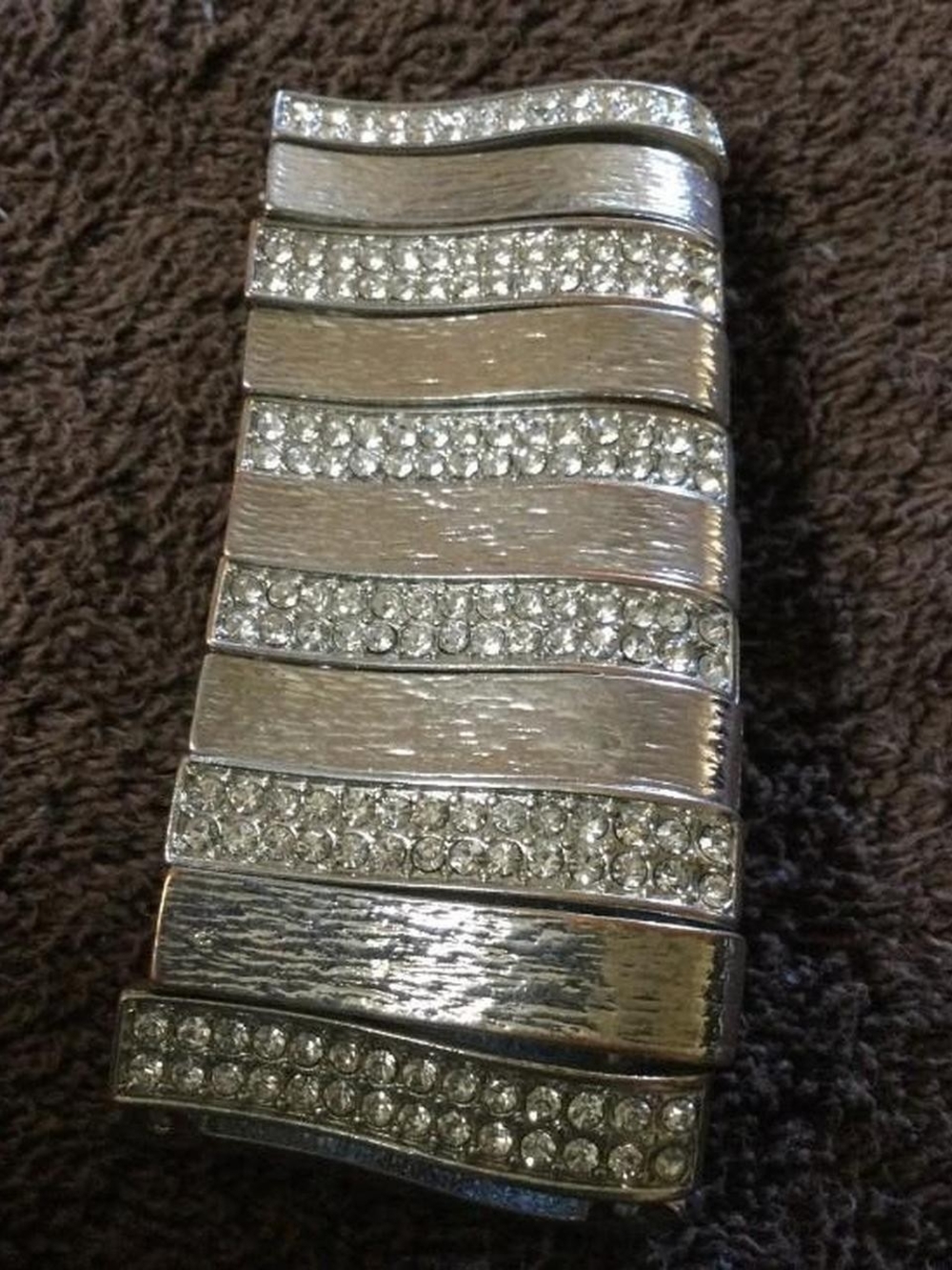 Heavy Rhinestone Stretch Bracelet